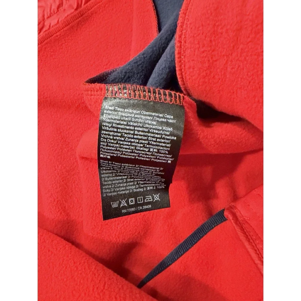 Helly Hansen Mens RWB Rigging Fleece Jacket Red S 53809-162 Regular Fit NWT
